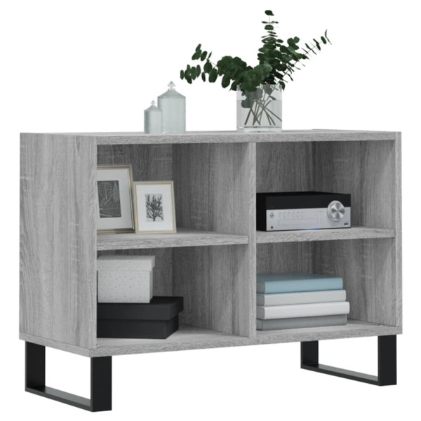 Mueble de TV madera de ingeniería gris Sonoma 69.5x30x50 cm M 3