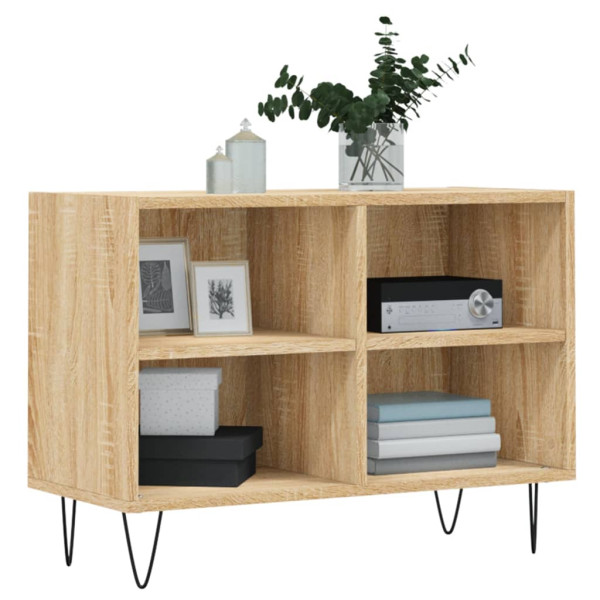Mueble de TV madera de ingeniería roble Sonoma 69.5x30x50 cm M 3