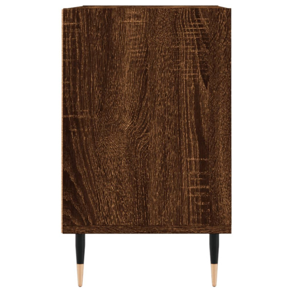 Mueble de TV madera de ingeniería marrón roble 69.5x30x50 cm M 5