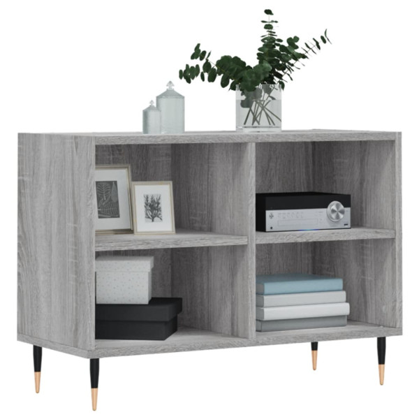 Mueble de TV madera de ingeniería gris Sonoma 69.5x30x50 cm M 3