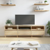 Mueble de TV madera contrachapada roble Sonoma 150x30x44.5 cm 1
