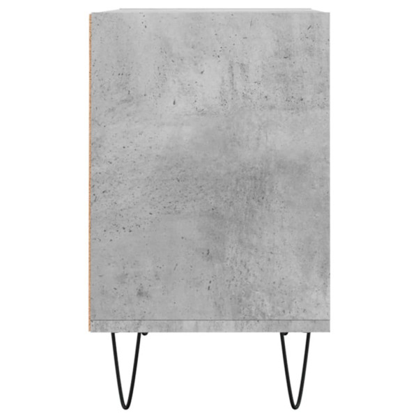 Mueble de TV madera de ingeniería gris hormigón 69.5x30x50 cm M 5