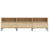 Mueble de TV madera contrachapada roble Sonoma 150x30x44.5 cm 5
