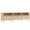 Mueble de TV madera contrachapada roble Sonoma 150x30x44.5 cm 2