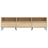 Mueble de TV madera contrachapada roble Sonoma 150x30x44.5 cm 5