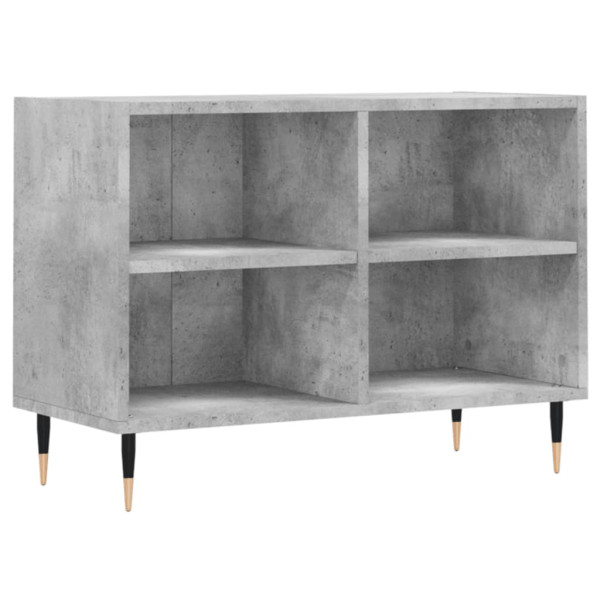 Mueble de TV madera de ingeniería gris hormigón 69.5x30x50 cm M 2
