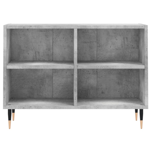 Mueble de TV madera de ingeniería gris hormigón 69.5x30x50 cm M 4