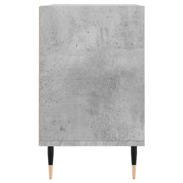 Mueble de TV madera de ingeniería gris hormigón 69.5x30x50 cm M 5