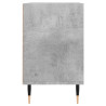 Mueble de TV madera de ingeniería gris hormigón 69.5x30x50 cm 5