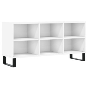 Mueble de TV madera de ingeniería blanco 103.5x30x50 cm H