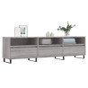 Mueble para TV madera contrachapada gris Sonoma 150x30x44.5 cm 3