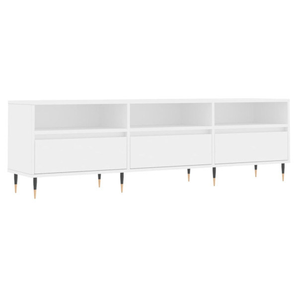 Móvel de TV 150x30x44.5 cm derivados de madeira branco M 2