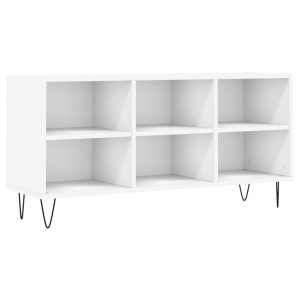 Mueble de TV madera de ingeniería blanco 103.5x30x50 cm H