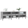 Mueble de TV madera contrachapada gris hormigón 150x30x44.5 cm 4