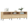 Mueble de TV madera contrachapada roble Sonoma 150x30x44.5 cm 3