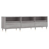 Mueble para TV madera contrachapada gris Sonoma 150x30x44.5 cm 2