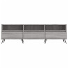 Mueble para TV madera contrachapada gris Sonoma 150x30x44.5 cm 5