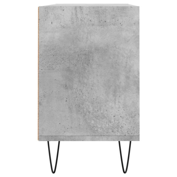 Mueble de TV madera de ingeniería gris hormigón 103.5x30x50 cm M 5