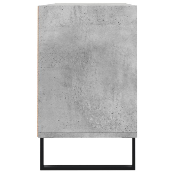 Mueble de TV madera de ingeniería gris hormigón 103.5x30x50 cm M 5