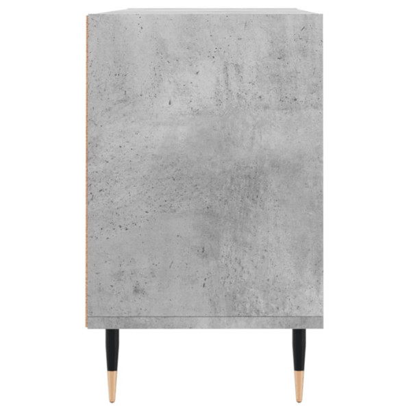 Mueble de TV madera de ingeniería gris hormigón 103.5x30x50 cm M 5