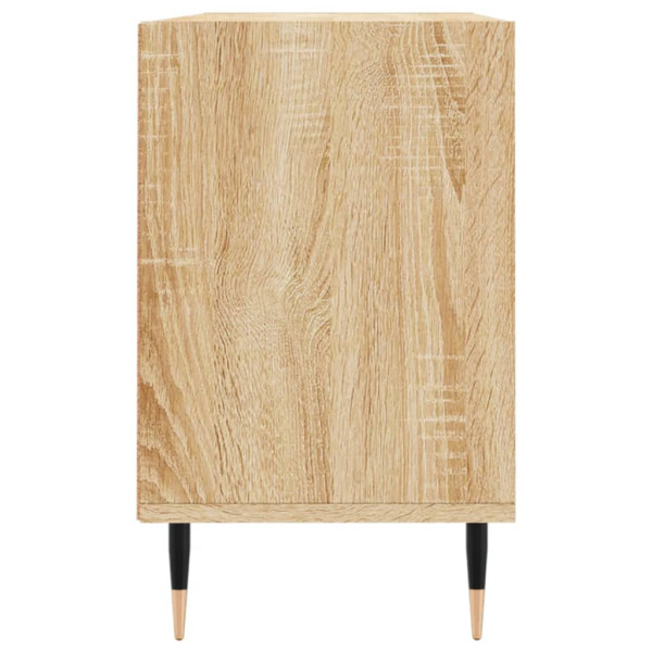 Mueble de TV madera de ingeniería roble Sonoma 103.5x30x50 cm M 5