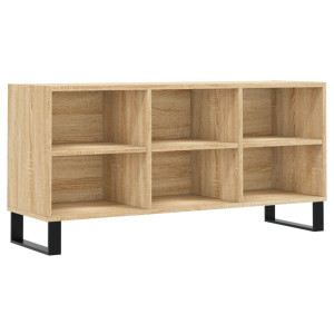 Mueble de TV madera de ingeniería roble Sonoma 103.5x30x50 cm H