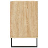 Mueble de TV madera de ingeniería roble Sonoma 103.5x30x50 cm 5