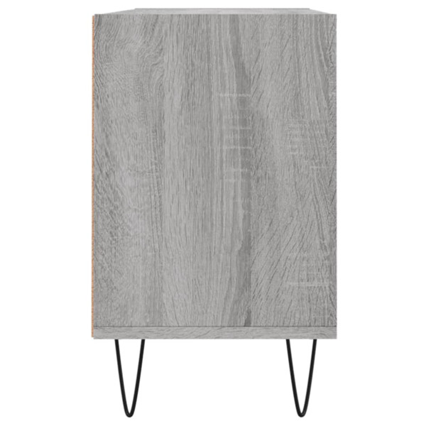 Mueble de TV madera de ingeniería gris Sonoma 103.5x30x50 cm M 5