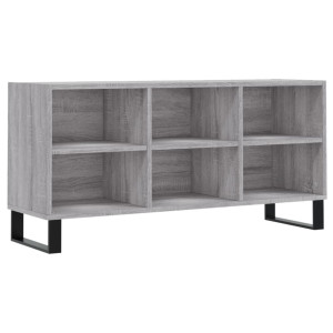 Mueble de TV madera de ingeniería gris Sonoma 103.5x30x50 cm H