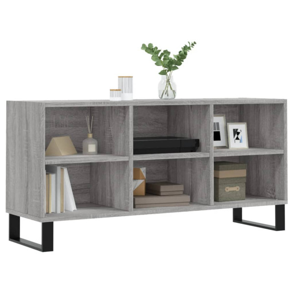 Móveis de TV madeira de engenharia cinza Sonoma 103.5x30x50 cm M 3