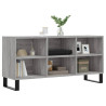 Mueble de TV madera de ingeniería gris Sonoma 103.5x30x50 cm 3