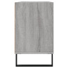 Mueble de TV madera de ingeniería gris Sonoma 103.5x30x50 cm 5