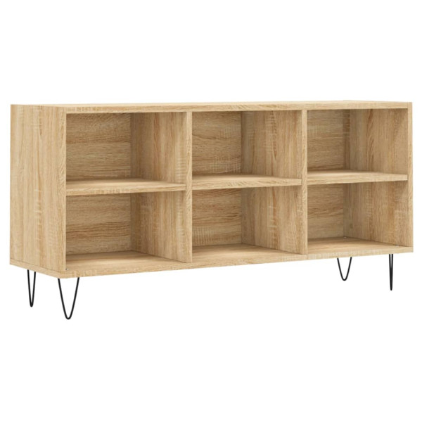 Mueble de TV madera de ingeniería roble Sonoma 103.5x30x50 cm M 2