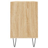 Mueble de TV madera de ingeniería roble Sonoma 103.5x30x50 cm 5