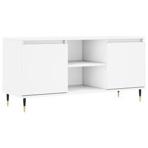 Mueble de TV madera de ingeniería blanco 104x35x50 cm H
