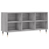 Mueble de TV madera de ingeniería gris Sonoma 103.5x30x50 cm 2