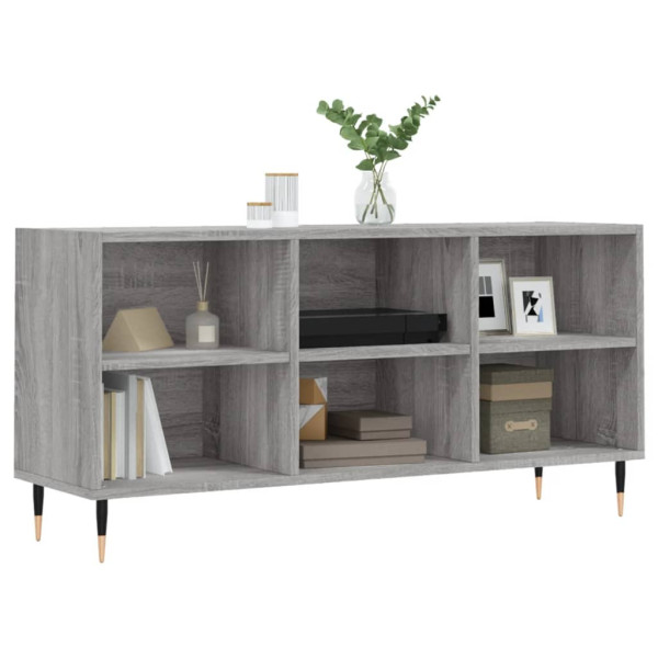 Móveis de TV madeira de engenharia cinza Sonoma 103.5x30x50 cm M 3