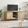 Mueble de TV madera de ingeniería roble Sonoma 104x35x50 cm 1