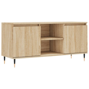 Mueble de TV madera de ingeniería roble Sonoma 104x35x50 cm H