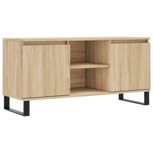 Mueble de TV madera de ingeniería roble Sonoma 104x35x50 cm H