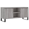 Mueble de TV madera de ingeniería gris Sonoma 104x35x50 cm 2