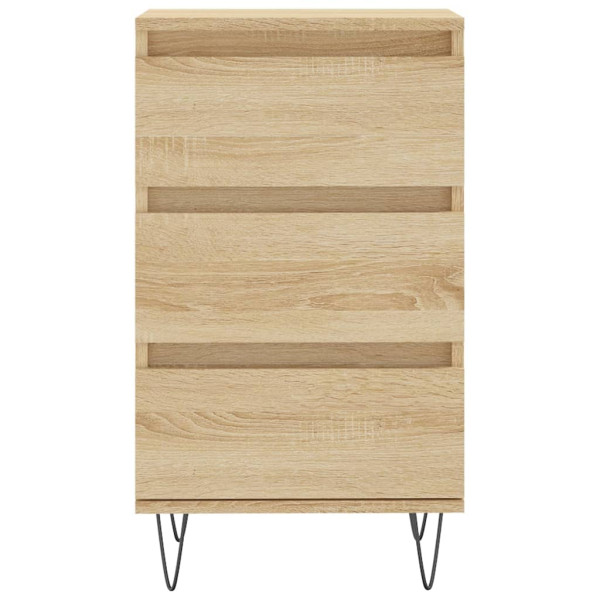 Aparador madera de ingeniería roble Sonoma 40x35x70 cm M 5