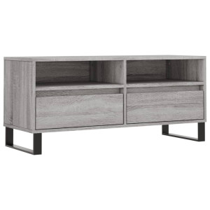 Móvel de TV 100x34.5x44.5 cm derivados madeira cinzento sonoma H