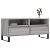 Mueble de TV madera contrachapada gris Sonoma 100x34.5x44.5 cm 3