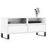 Mueble para TV madera contrachapada blanco 100x34.5x44.5 cm 3