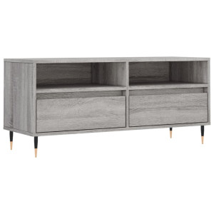 Móvel de TV 100x34.5x44.5 cm derivados madeira cinzento sonoma H