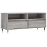 Mueble de TV madera contrachapada gris Sonoma 100x34.5x44.5 cm 2