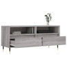 Mueble de TV madera contrachapada gris Sonoma 100x34.5x44.5 cm 4