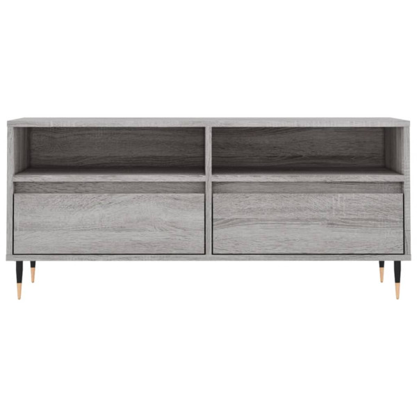 Móvel de TV 100x34.5x44.5 cm derivados madeira cinzento sonoma M 5