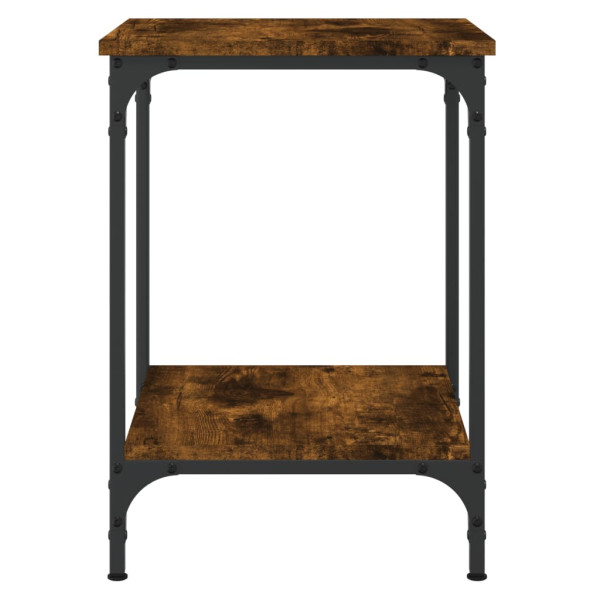 Mesa de centro 40x40x55 cm derivados de madeira carvalho fumado M 4